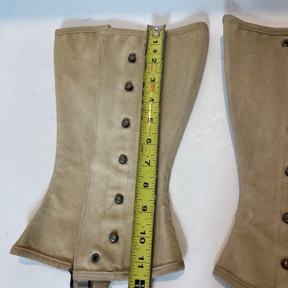 Vintage Navy Military uniform spats - Picture 7 of 10